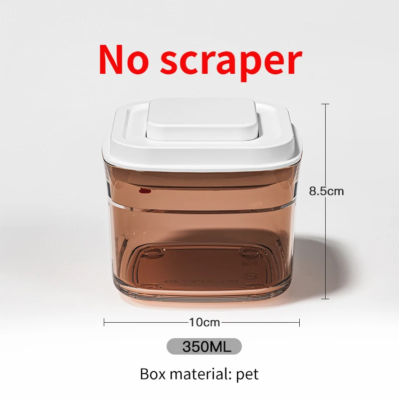 Sarkoyar Food Storage Box Stackable Wide Mouth Large Capacity Transparent Visible Grain Storage Tank Moisture-proof Dry Food Snacks Flour Storage