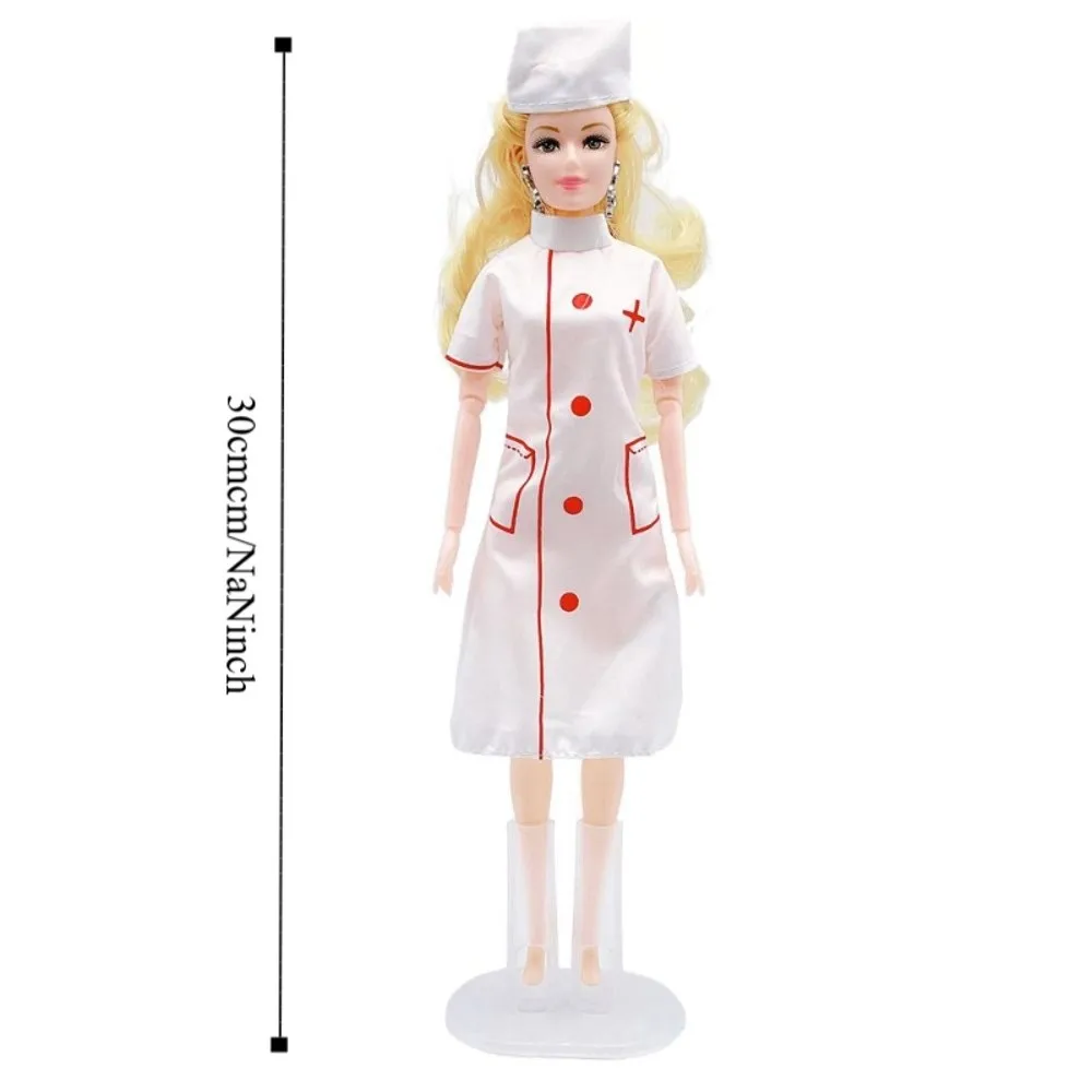 1 Set Scene Doctor/Nurse Doll Clothes Cosplay Costume Doll Dress Flight Attendant Barber BJD Doll Clothes Children's Toys