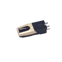 Premium Gramophone Record Player Needle with Magnetic Cartridge (Gold)