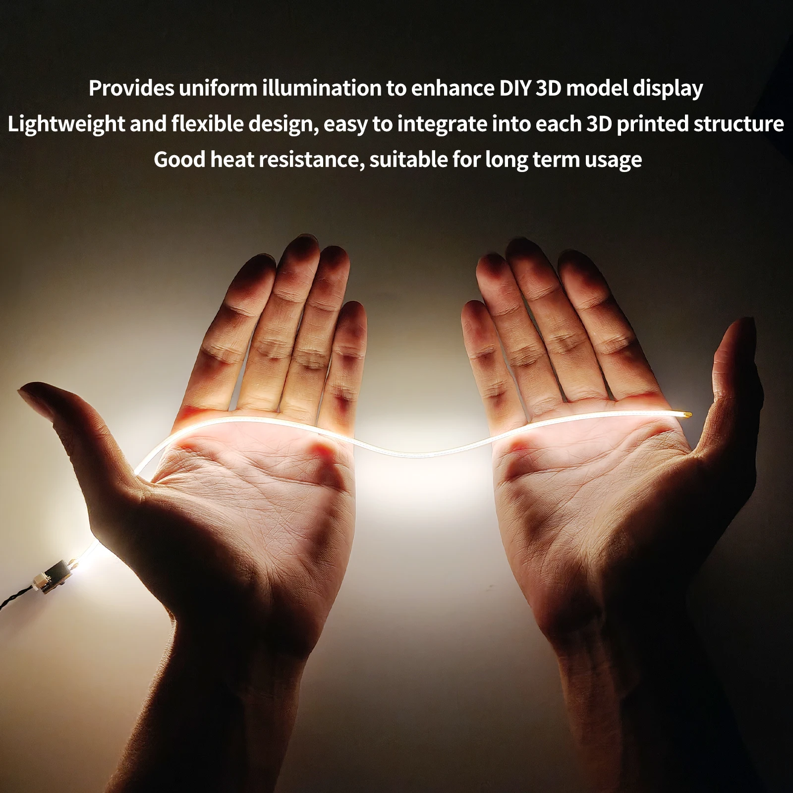 รูปสินค้า แถบไฟ LED สีสันสดใสสำหรับเครื่องพิมพ์ 3D