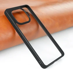 Premium Protective Phone Case with Soft TPU Frame and PC Bumper Shield for iQOO Z9 Turbo (Black)
