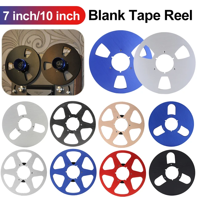 Recording Tape Reel Aluminum Alloy Open Disc Audio Recorder Empty Discs 1/4  10 Inch Universal for Open-disk Audio Recorder