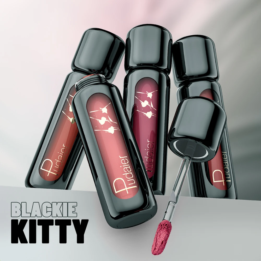 Pudaier 9 kleuren matte lip mousse fluweelzachte finish hooggepigmenteerd_voghion.com