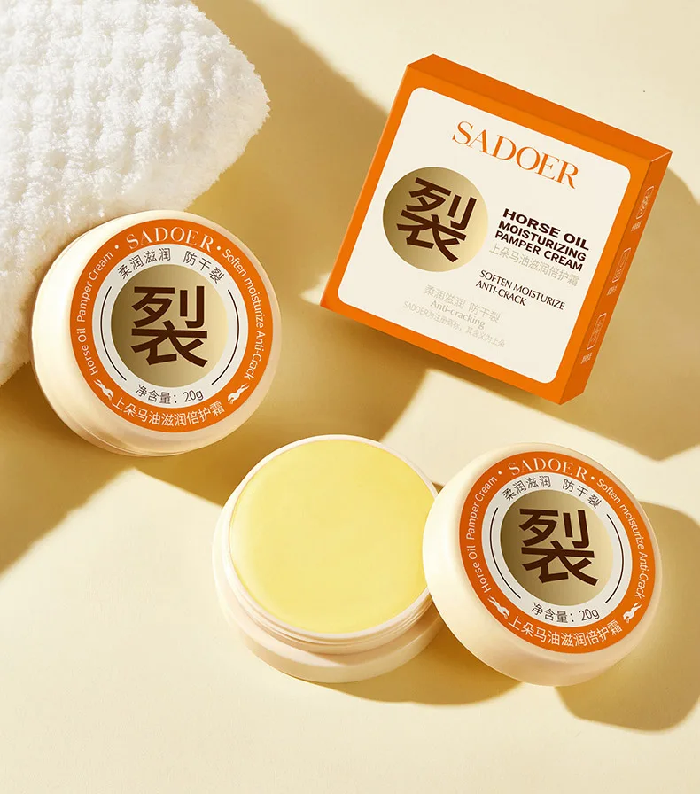 

SADOER Horse Oil Moisturizing Cream hand and foot Anti-Drying Heel Cracked Repair Creams Removal Dead Skin Hand Feet Care
