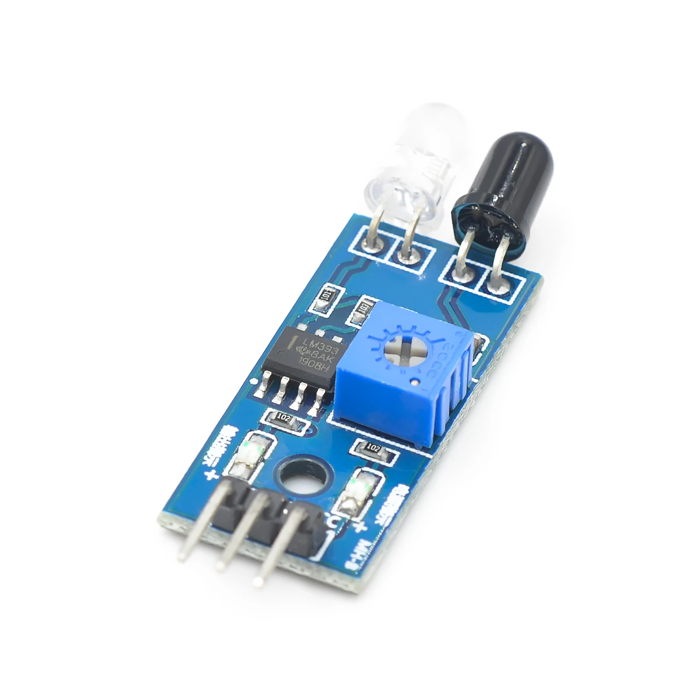 IR Infrarot Hindernis Vermeidung Sensor Modul Smart Car Robot 3-draht Reflektierende Photoelektrische Neue – Detail 1