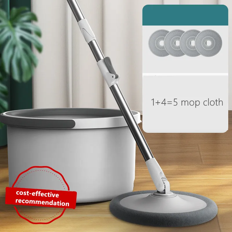 with 5 mop cloth