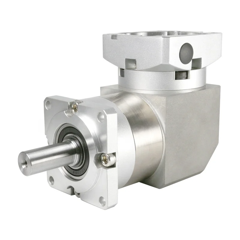 

ZPLF120 Square Flange Ratio 20 Right Angle Gearbox For Stepper Motor