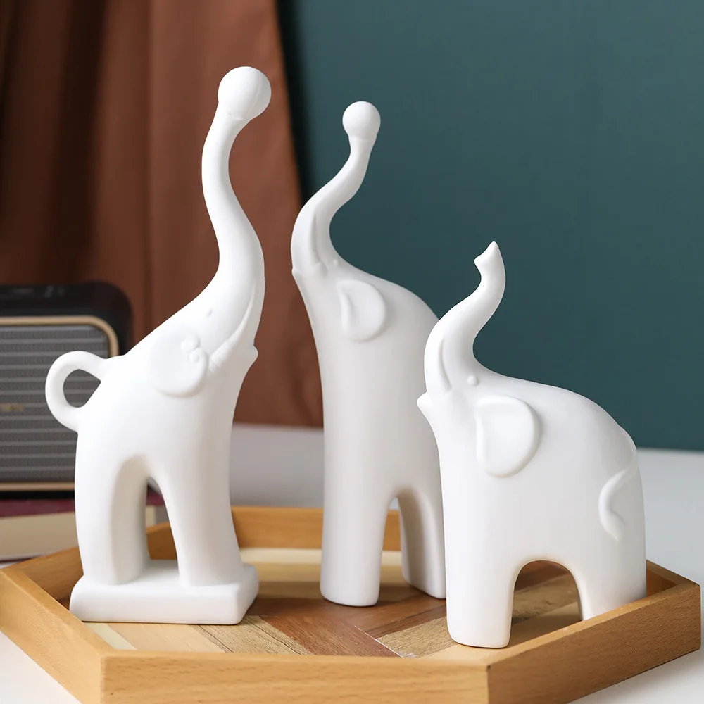 

Ceramic Elephant Figurine Ornaments, Room Decor, Room Decor, Animal Figurine, Christmas Present, Christmas Present, 2024