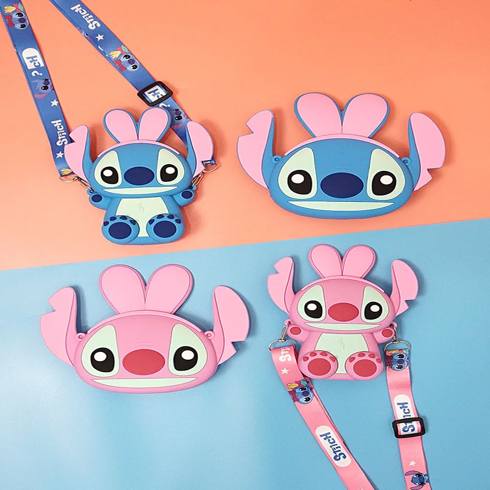 小物 coyseio coin purse &sticker Disney Zero Wallet Kawaii Stitch Silicone Children's Coin