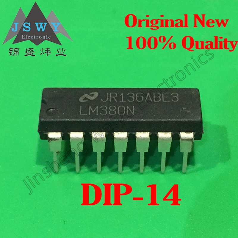 510PCSLM380NLM380AudioPowerAmplifierChipPackageDIP14100Brand