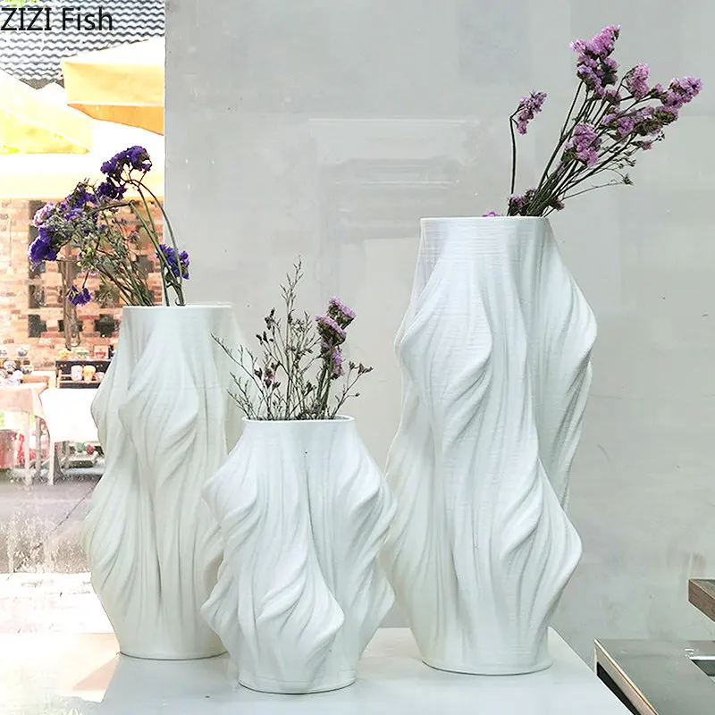 Creative Ceramic Vase Desk Decoration Artificial Flowers Decorative Flower Arrangement Room