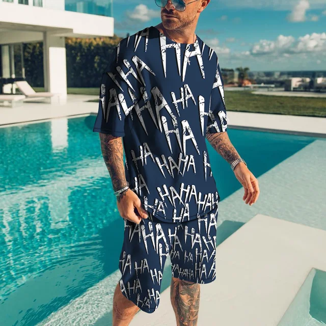Fashion Graffiti Print Matching Sets 