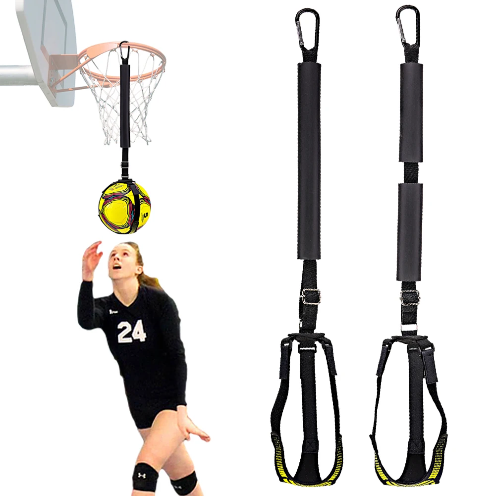 Volleyball Spike Trainer Volleyball Attack Trainer Adjustable Length Training Aid Improves Serving for Youth Adults