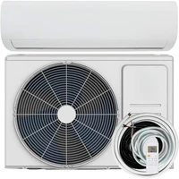 9,000 BTU, 110/120V Ductless Mini Split AC/Heating System With Heat Pump Including 16ft Installation Kit 1