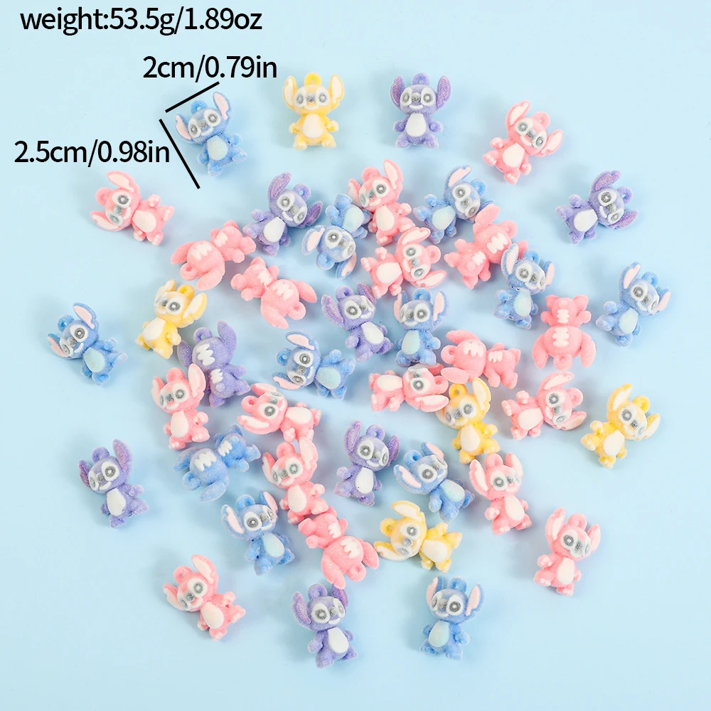 4가지 색상 믹싱 미니 스티치 애니메이션 피규어 인형 2.5CM 릴로와 스티치 액션 피규어 수집용 장식 모델 장난감 어린이 선물