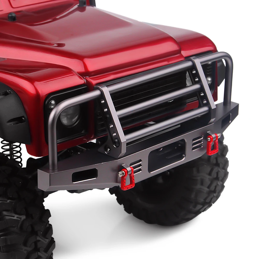 Support De Treuil De Pare-chocs Avant En Acier Sur Chenilles RC Pour Voiture Telecommandee Axial Scx10 1 10 Bout Pointu 5 4 X 4 4 X 2 6 Cm 2 94418925