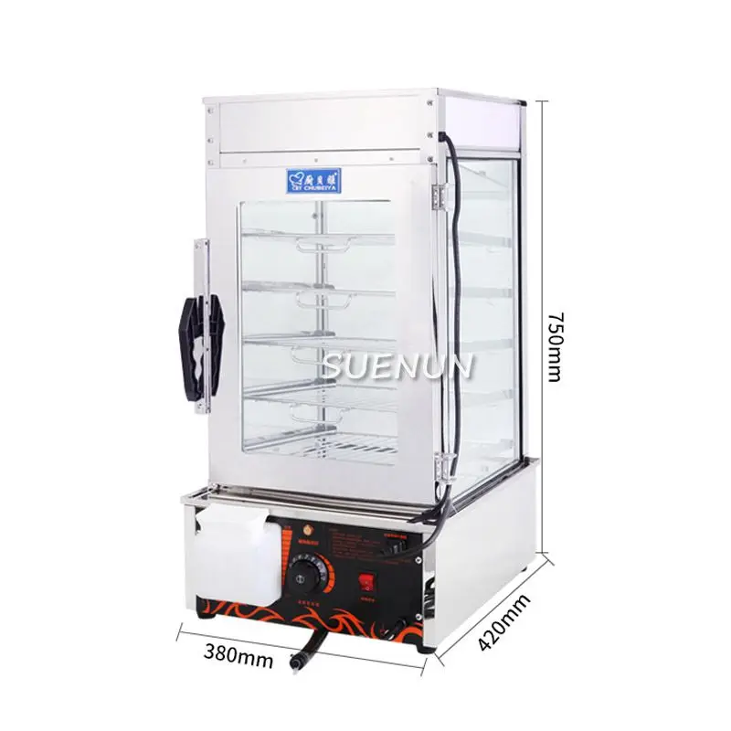 Automatic steamed bun machine Commercial convenience store thermal insulation steamed bun steamed bun steamed machine small glas 4
