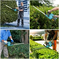 Taille-haie électrique sans fil Gisam 2000W 7200SPM, scie de taille-haie, tondeuse à gazon, outil de jardinage pour batterie Makita 18V 3
