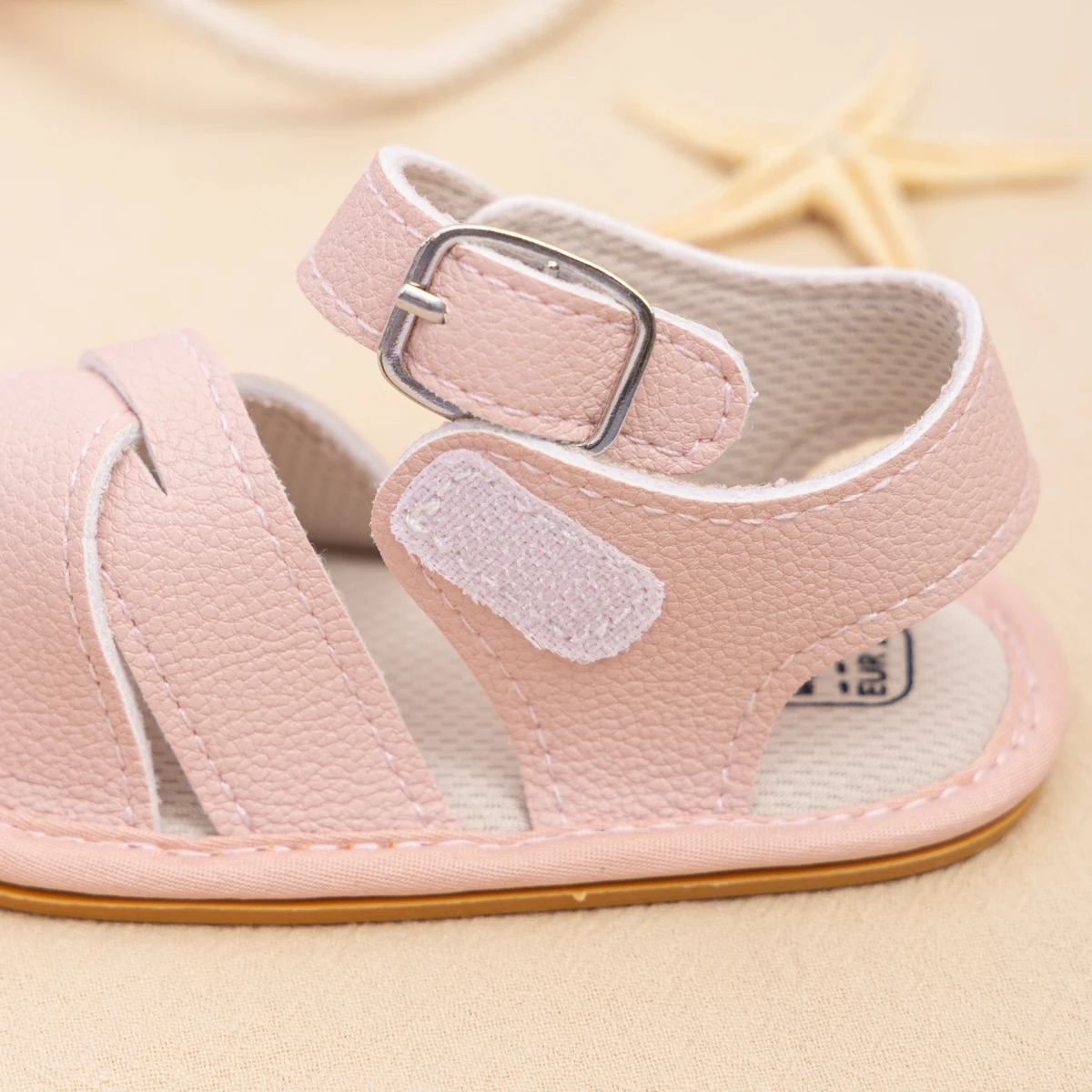 Kids Shoes Kids Sandals Baby Sandals Sandals And Clogs KIDSUN Baby Summer Shoes Boys Girls Sandals Infant Non-slip Soft Sole Flat Leather Comfort Toddler First Walkers