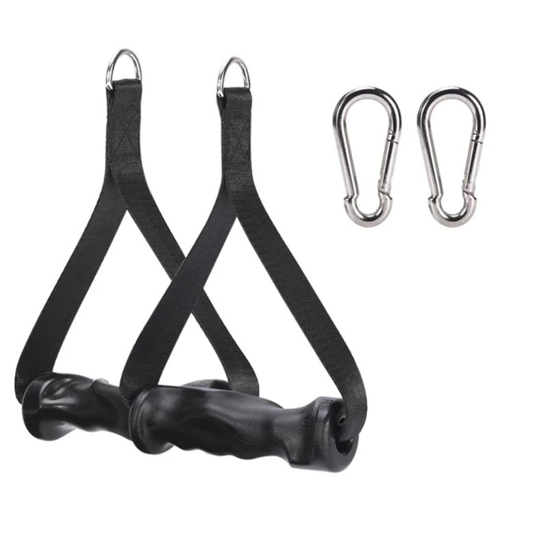 652D 1 Paar Griffe für Langhantelstangengriff, Widerstandsbänder, Griffe, Pulldown-Griffe, Fitnessstudio-Aufsätze, Griffe für – Detail 9