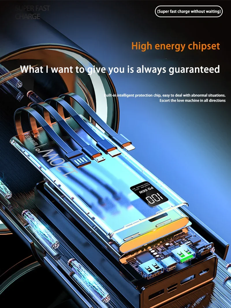 50000mAh 120W Fast Charging Power Bank 2