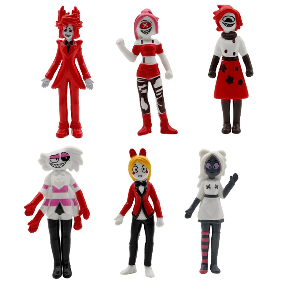 

6 шт., игрушечные фигурки в стиле Хелл ИНН, 4 дюйма