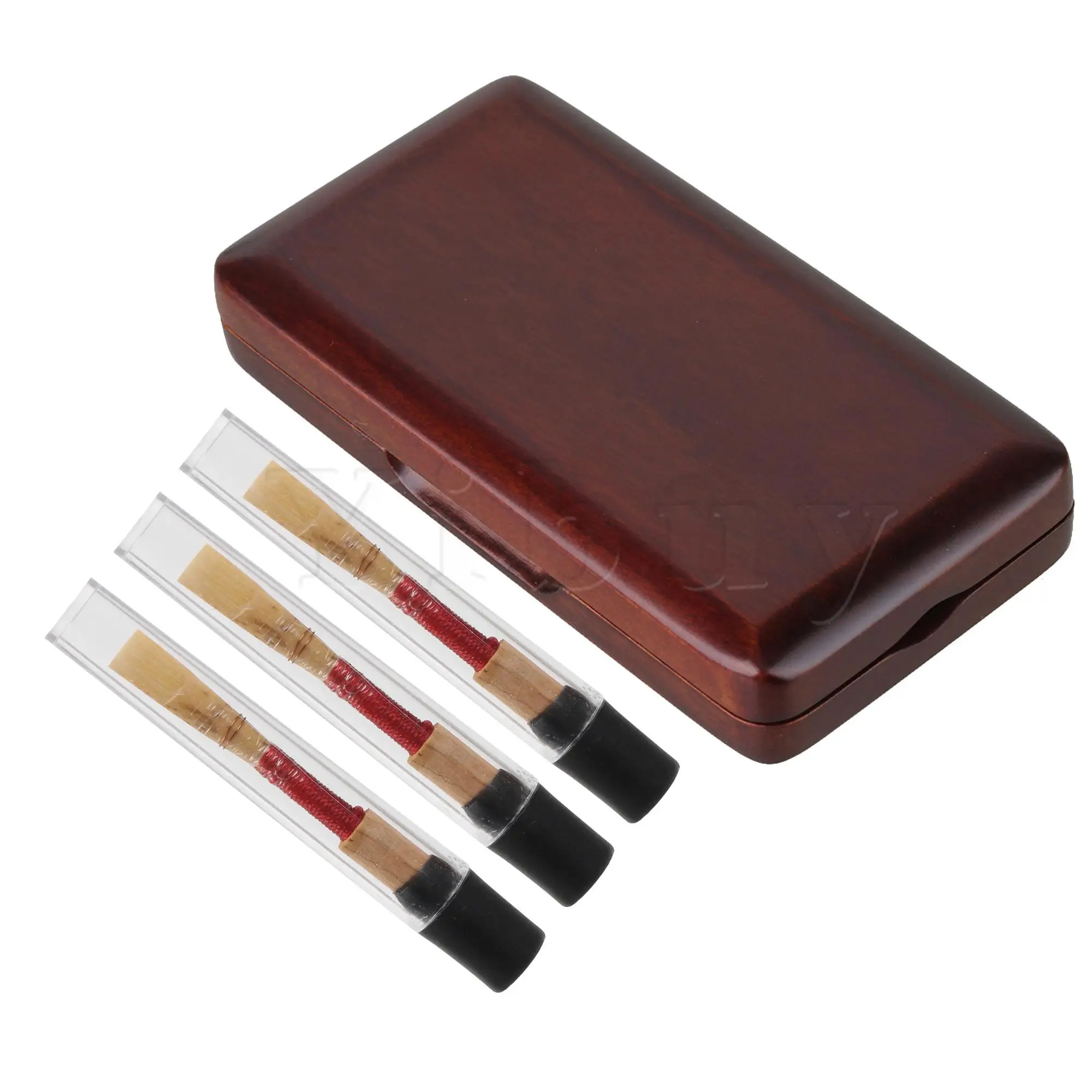 

Yibuy 3Pcs Handmade Oboe Reeds Set for Music Lover Gifts with Wooden Case Box