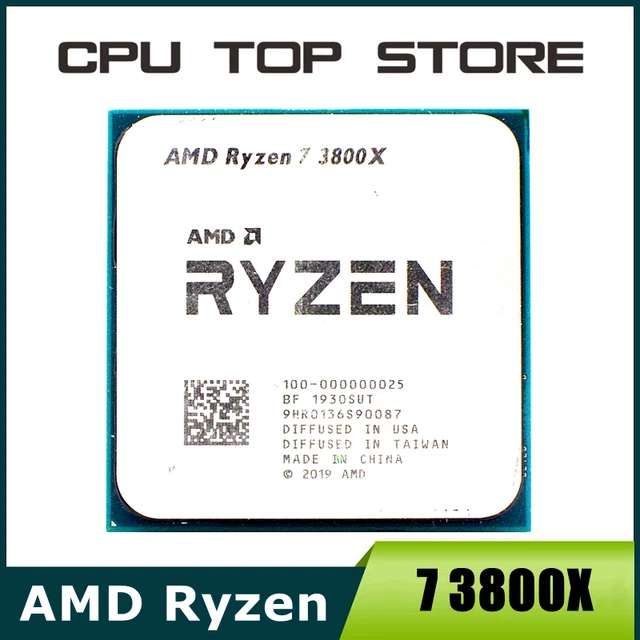 AMD Ryzen 7 3800X R7 3800X 3.9 GHz Eight-Core Sixteen-Thread CPU