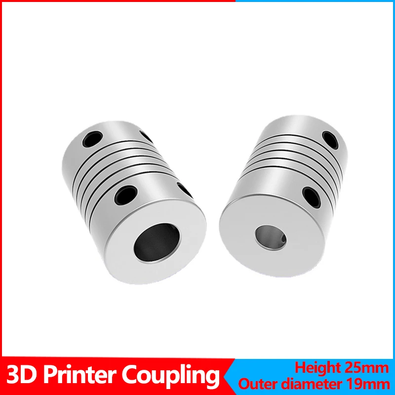 

3d Printer Coupling Aluminum Alloy Elastic Winding Motor Encoder Flexible Shaft Coupler 3d Accessories InnerHole3/4/5/6/7/8/10mm