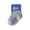 6 Pairs Kids Non-Slip Socks Cute Cartoon Dinosaur Pattern Boys Floor Socks Comfortable Breathable for Toddler Learning to Walk 5