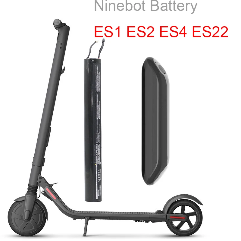 Original External Battery Ninebot Segway ES1 ES2 ES4 E22 Smart Electric  Scooter 36V 5200mAh Scooter Accessories With Bracket - AliExpress