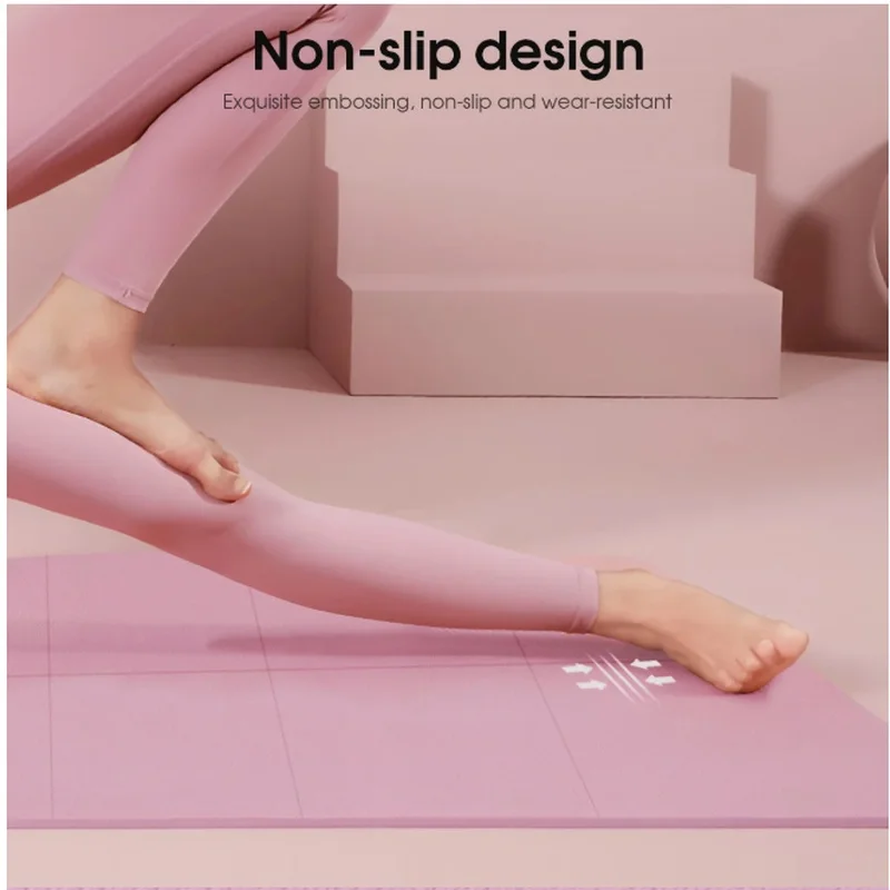 Premium 4mm Anti-Slip Yoga & Exercise Mat for Home Fitness and Pilates