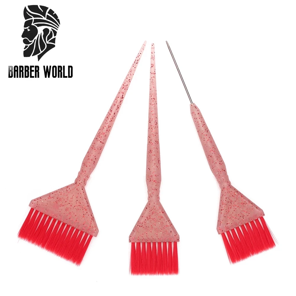 Professional Hair Dye Brush Coloring Crystal Applicator Brush Easy Clean Salon Barber Hairdressing DIY Haircut Accessories applicator soldering pen bon 102 brush head filled flux flux pen liquids no clean pcb pine perfume pointed 1 pc