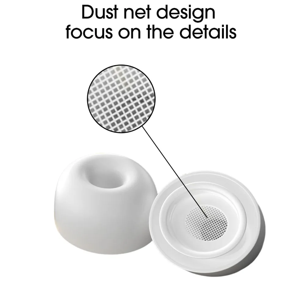 Soft Silicone Noise-Cancelling Earphone Eartips - Anti-Slip Protective Sleeve