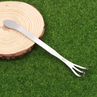 Stainless Steel Dual-purpose Pressure Soil Rake Pine Soil Pressure Soil Garden Gardening Potted Plant Planting Maintenance Tool 1