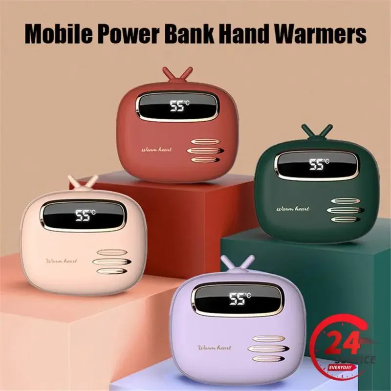 Hand Warmers Rechargeable 2 Pack Magnetic Electric Hand Heater 16 Hrs Warmth 4 Levels Heat