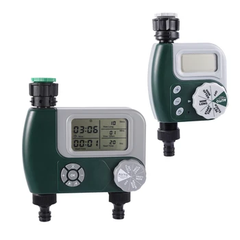 Automatic Watering Timer Programmable LCD Display Garden Outdoor Hose Timer with Rain Delay/Manual/Automatic Watering System 1