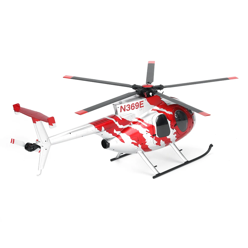 Eachine E220S MD500 2.4G 9채널 GPS 광학 흐름 위치 측정 TOF LiDAR 고도 유지 듀얼 브러시리스 모터 1:16 RC 헬리콥터 RTF