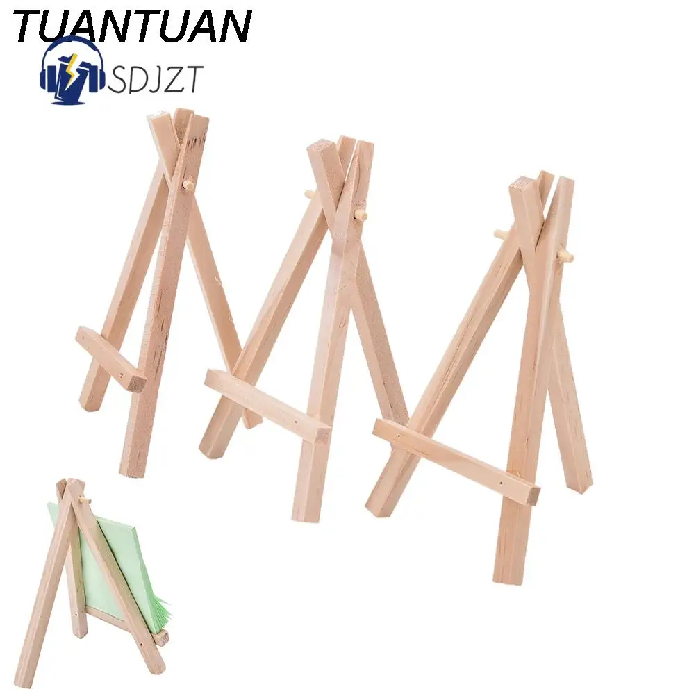 1pc Mini Artist Wooden Easel Wood Wedding Table Card Stand Display Holder For Paiting Decoration