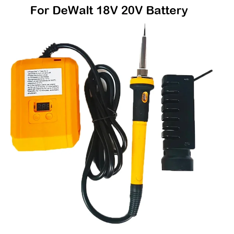 Cordless Soldering Iron Station For Dewalt -20V Battery