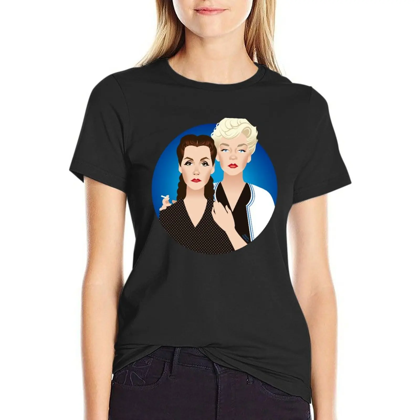 

Les diaboliques T-shirt cute clothes summer tops Women's tee shirt