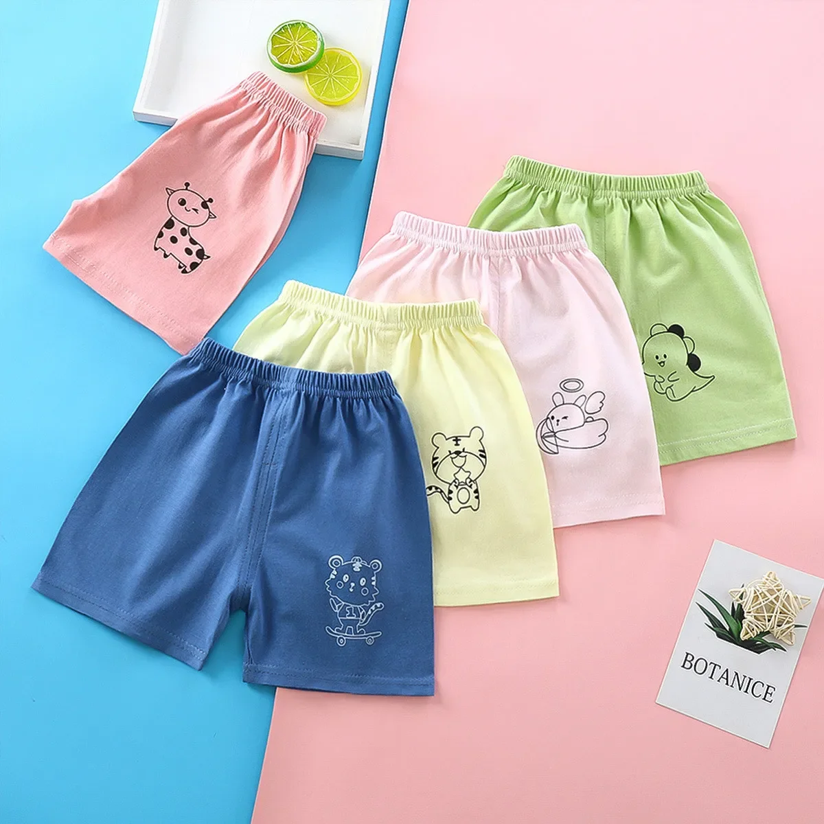 Summer Baby Kids Shorts beach board shorts casual shorts cotton shorts For Boys Girls 1-4T