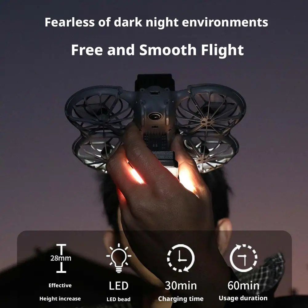 Feux de navigation LED pour DJI Neo 2, lot de 2 lumières