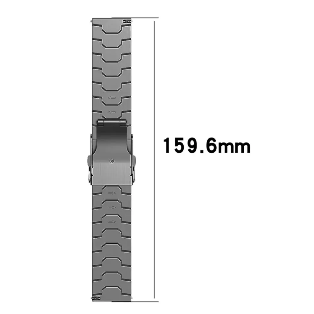Titanium Metal Luxury Watch Bracelet - 20mm/22mm Band