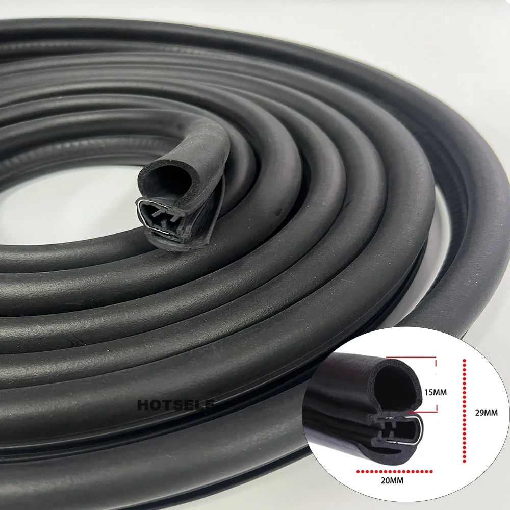 Premium Car Door Edge Guard Protector with Double-Layer Sealing - Waterproof, Soundproof, Anti-Collision Auto Seals