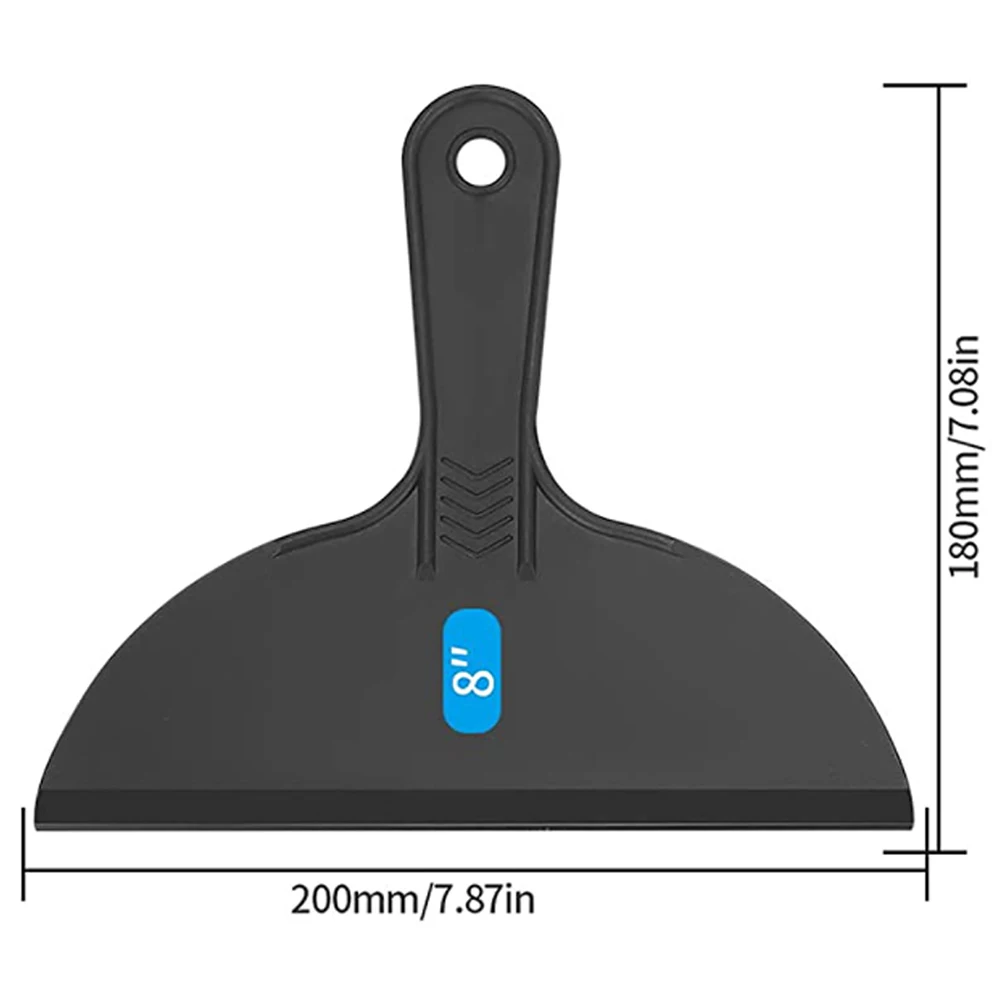 1/6pc 1.5-8inch Paint Scrapers Multi-Purpose Plastic Putty Cutter Set Putty Filler Spatula Scraper For Scraping Wallpaper Repair