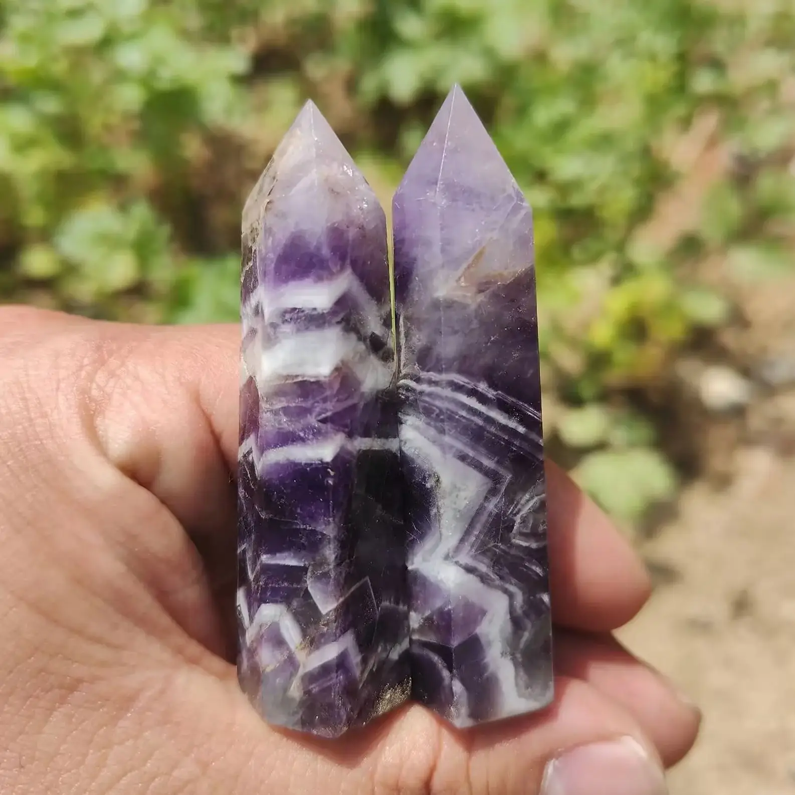 Natural Dream Amethyst Quartz Tower Wand High Quality Healing Crystal Crystal Points For FengShui Decoration Crystal Ener Tower 4 S7d3f100ada1546cca23d3764a1cde5d4X