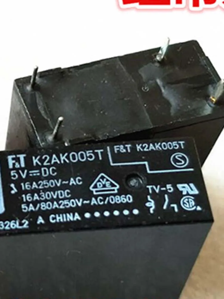 

Реле K2AK005T 5 в постоянного тока, 4 контакта, 2 шт.
