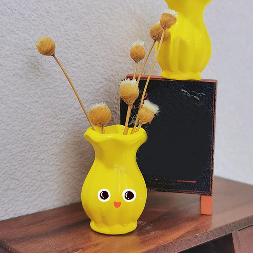 

Micro Landscape Flowerpot Wear-resistant Fake Vase Models Accessories Tabletop Miniature Vases Ceramics