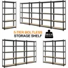 2PCS Storage Shelves 5 Tier Adjustable Metal Shelving Unit Utility Shelves Garage Storage Racks 6